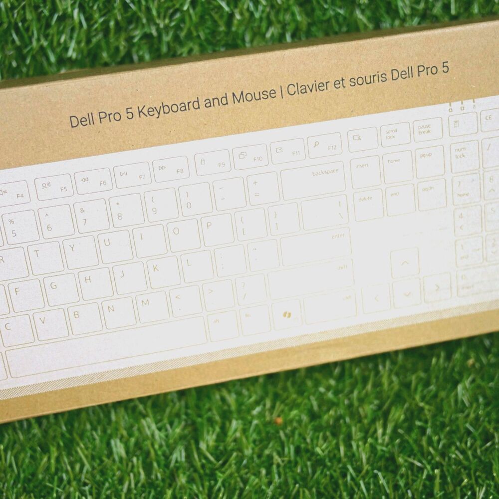 Dell Pro 5 Keyboard & Mouse Combo KM526 Light Ash - New - Picture 4 of 7